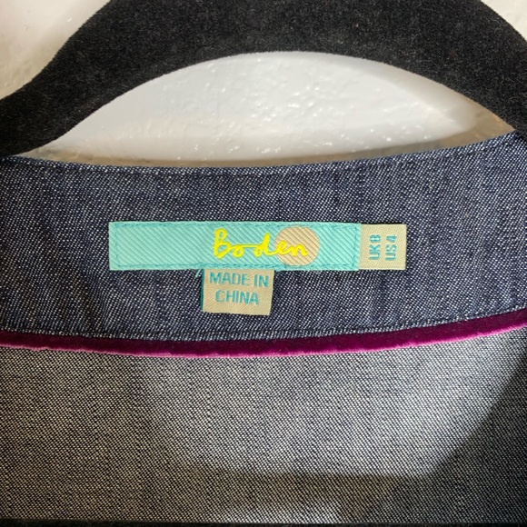 Boden Chambray Tunic Size 4 - Picture 5 of 7